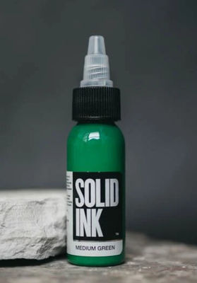 30 ml 60 ml Airbrush Stały atrament do tatuażu Średni zielony czysty materiał roślinny