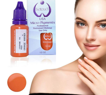 Biotouch MikrGel polishgment Pomarańczowy Pigment Kolor Makijaż Permanentny Microblading Materiały Cieniowanie Brwi MikrGel polishgmentacja