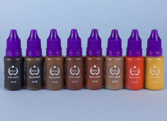 Biotouch Micro Pigment Ciemny Brązowy Pigment Kolor Makijaż Permanentny Microblading Materiały Cieniowanie Brwi MikrGel polishgmentacja