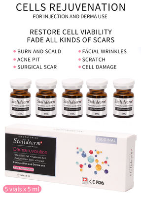 Serum odmładzające komórki Anti-Aging esencja wtryskowa użyj zestawu serum 5 sztuk/zestaw wspiera nawilżenie i jędrność skóry