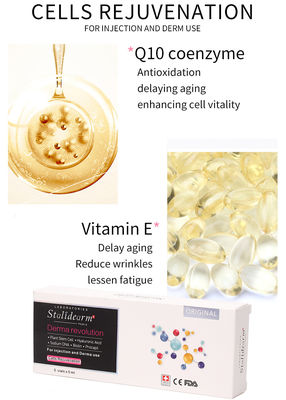 Serum odmładzające komórki Anti-Aging esencja wtryskowa użyj zestawu serum 5 sztuk/zestaw wspiera nawilżenie i jędrność skóry