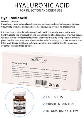 Stalidearm Oryginalne serum do młodości z kwasem hialuronowym do wstrzykiwań Użyj bezpiecznego materiału Zestaw esencji Naturalny efekt dla młodszej twarzy